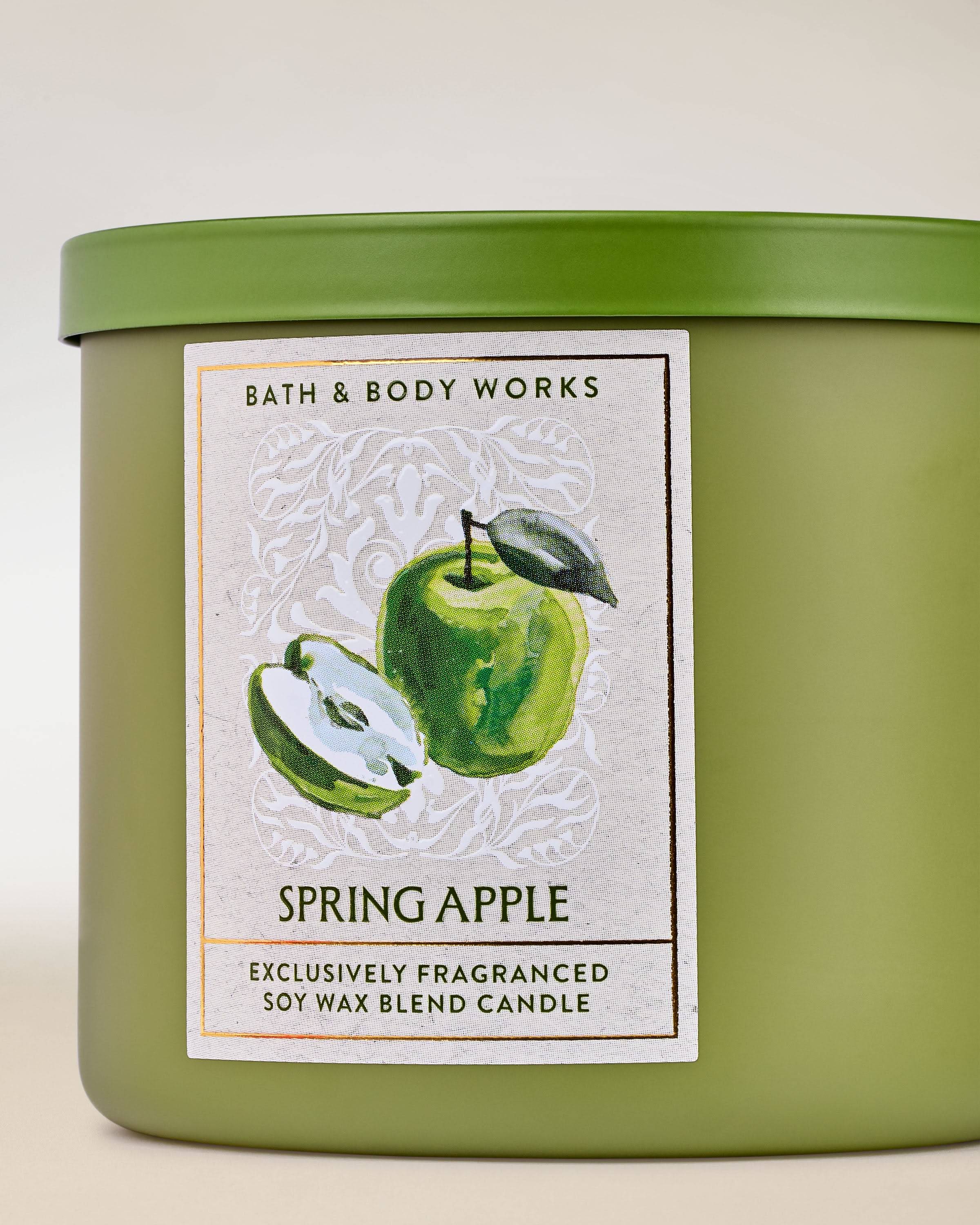 Alternative view of Spring Apple 3-Wick Candle